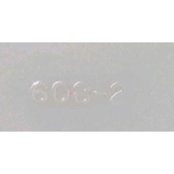 Vintage 3 Pc Tupperware Suzette Divided Relish Serving Tray 608-2 /229-4 White - Picture 6 of 6